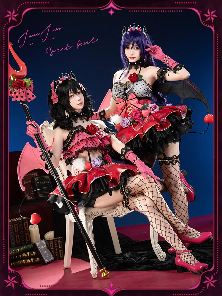

Anime Love Live Rose Nico Yazawa / Nozomi Tojo Dress Game Women Skirt Activity Party Role-playing Clothing Sizes S-XL New