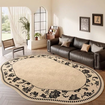 French Floral Plush Rug 1