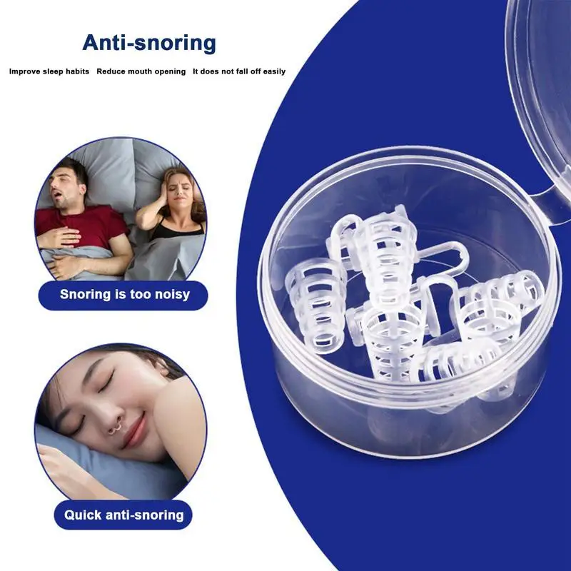 Silicone Anti Snore Nasal Dilator Set for Sleep