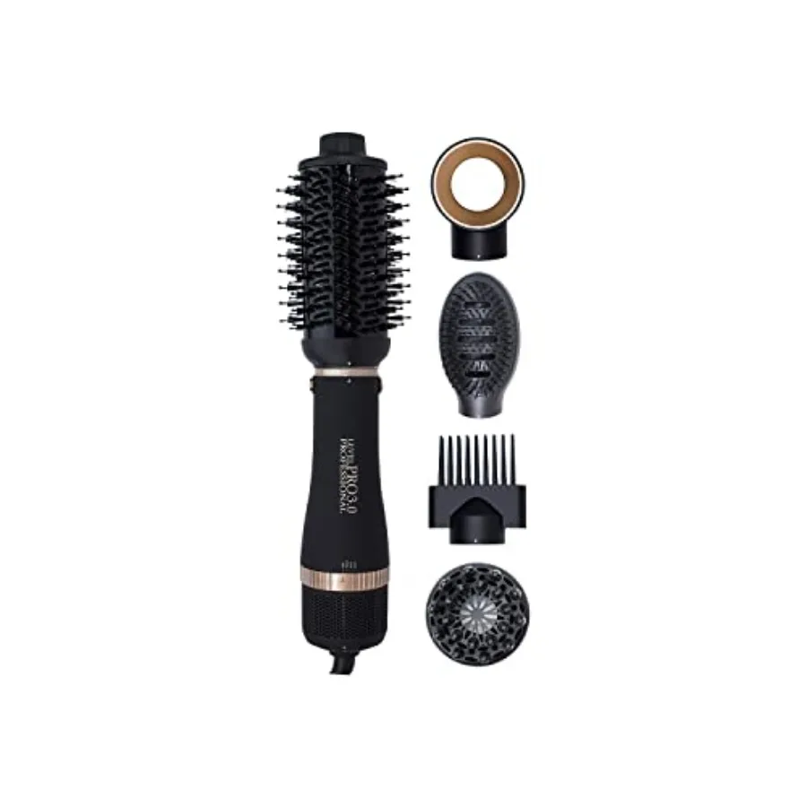 5 in 1 Hair Dryer Brush Kit with Negative Ion Technology for SalonStyle Results: Ideal for Drying Straightening Volumizing Curl
