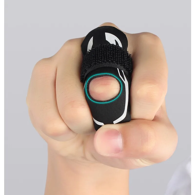 2pcs 농구 압축 손가락 가드 보호대 보안 공 게임 배구 붕대 벨크로 스트랩 관절 보호 통기성 CN