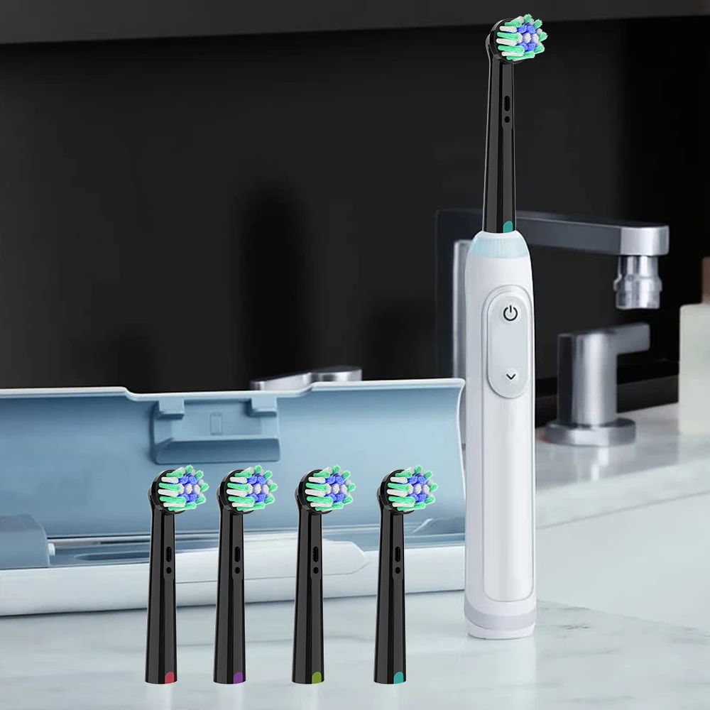 Compatible with Oral B Electric Toothbrush Cross Action Replacement Brush Heads Refills, Toothbrush Head for OralB 1000 100 1500