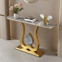 Table de salon minimaliste moderne, porche de jardin noir, coin de Table classique de luxe, meubles de Hall d'entrée Tisch Wohnzimer 1