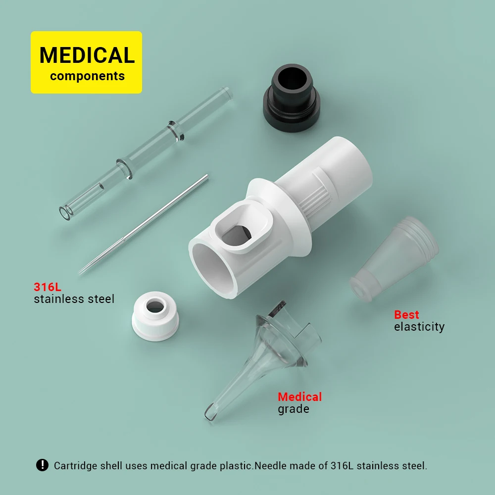QUELLE 20/50PCS Tattoo Cartridge 3RL 5RL 7RL Disposable Sterile Round Liner Needles 0.3/0.35mm Permanent Makeup For Tattooist 6