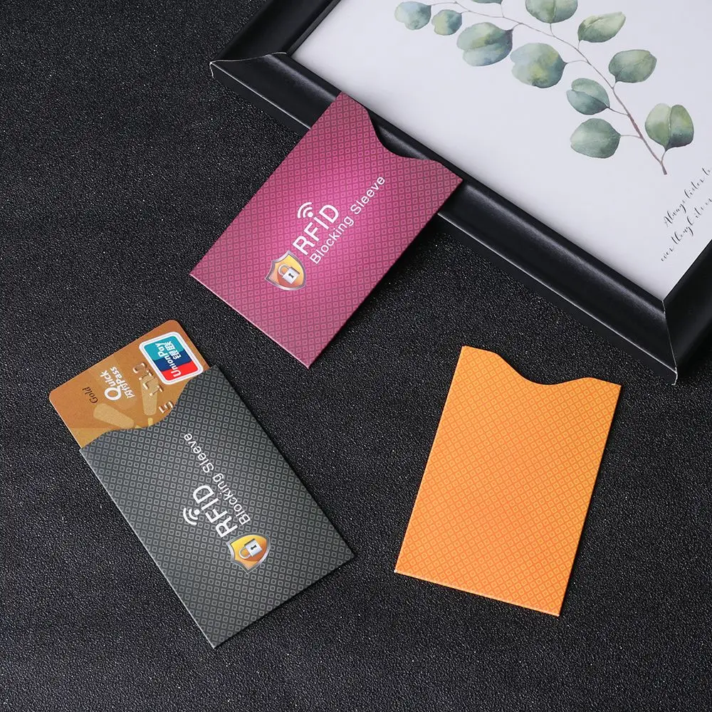 5PCS Anti Theft for RFID Credit Card Protector Blocking Cardholder Sleeve Skin Case Covers Protection Bank Card Case New