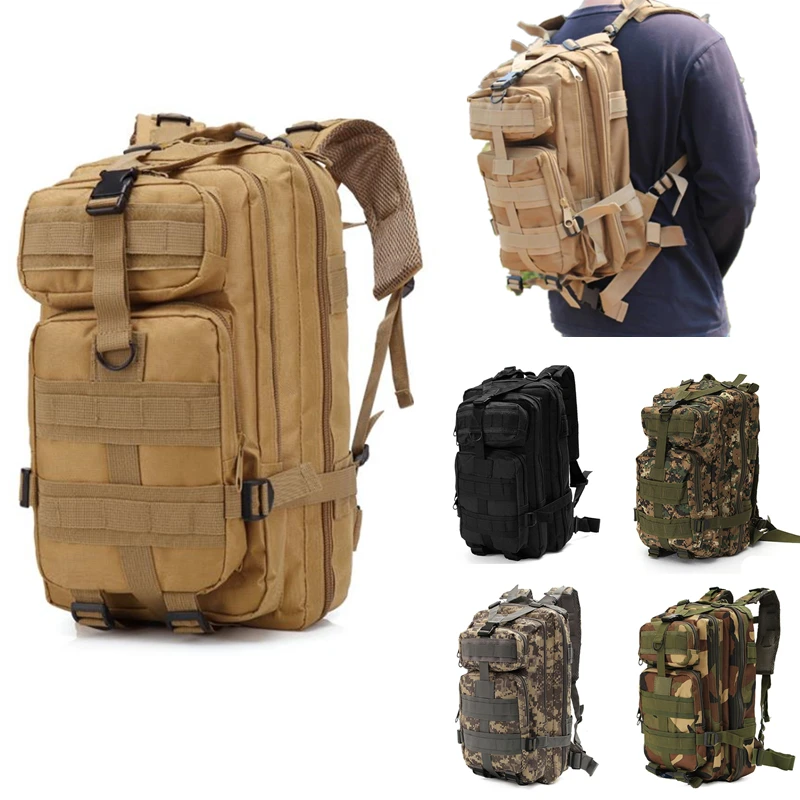 

Oxford Tactical Backpack Military Backpack Waterproof Army Rucksack Outdoor Camping Hiking Fishing Large Capacity Bags