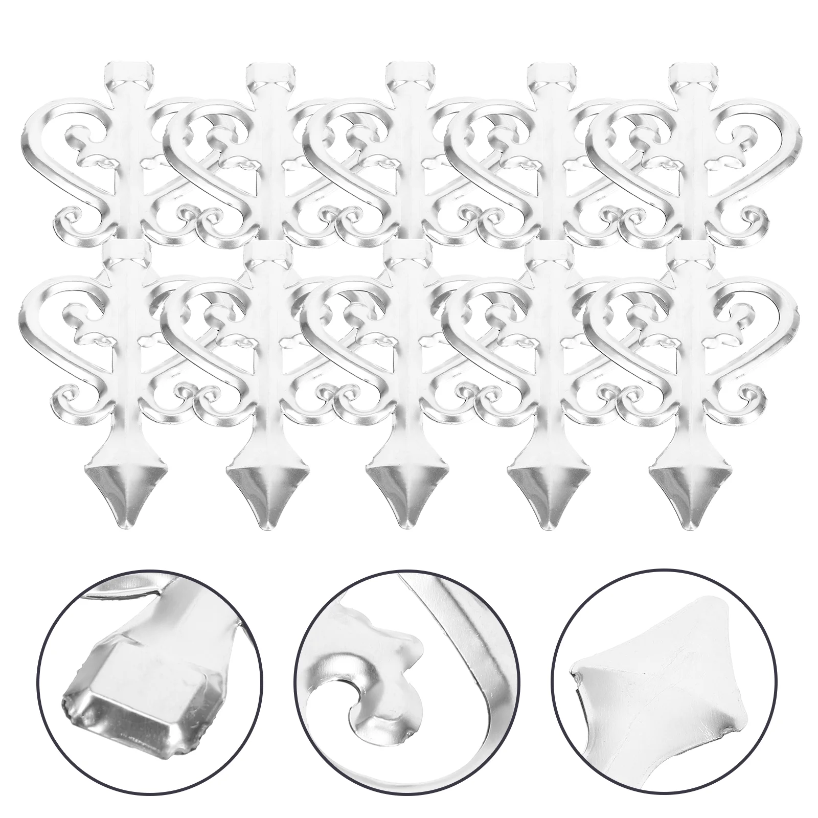 

Protective Tips Ornamental Fence Topper Spears Post Finials Gate Heads Lawn Decorations Practical Garden