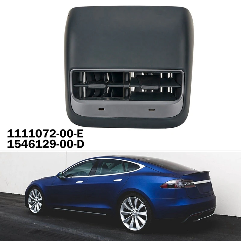 

Автомобильная решетка для Tesla Model 3 Y M3 2017-2023, панель заднего вентиляционного отверстия, прочная и простая установка 1546129-00-D