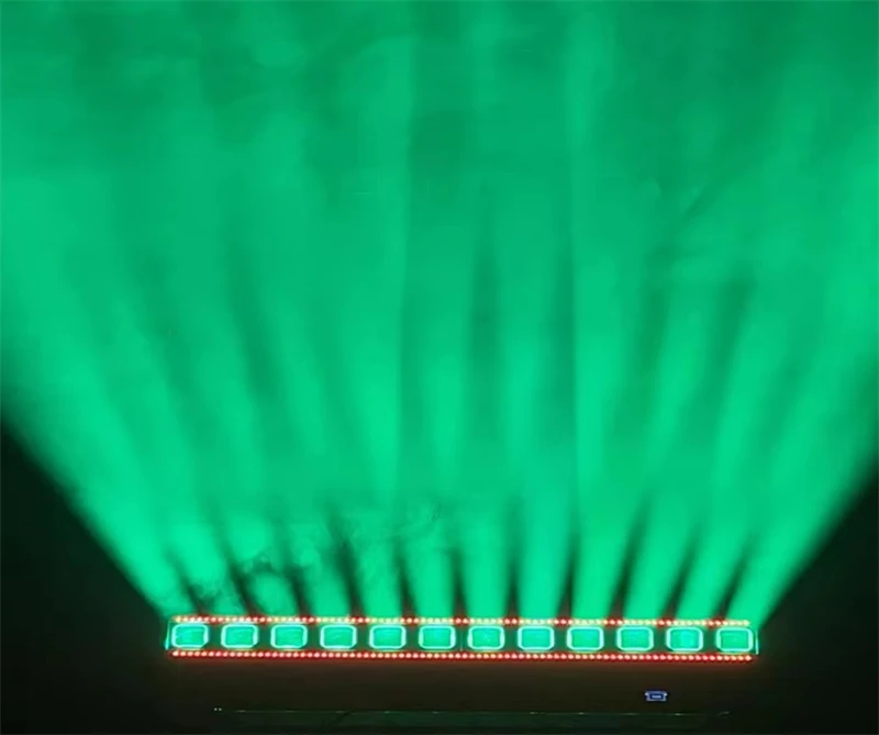 2 pieces LED pixel control Zoom 12x40W RGBW 4-In-1 LED Beam Wash Bar Moving Head