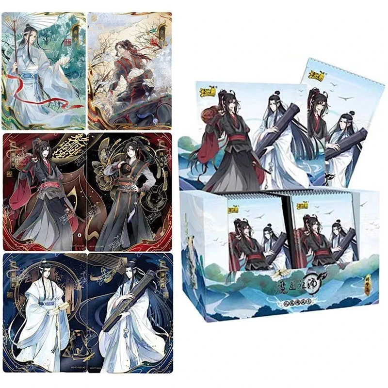 Anime Mo Dao Zu Shi Drunk Dreams Signature Cards Grandmaster Of Demonic Cultivation Wei Wuxian Lan Wangji Collection Cards photo cards comics photo cards manga photo cards