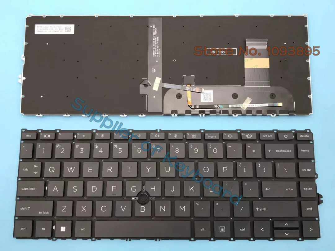 para hp Elitebook 840 G7840 G8845 G7745 G7745 g8 Laptop Inglês Latino Espanhol Teclado Retroiluminado Novo