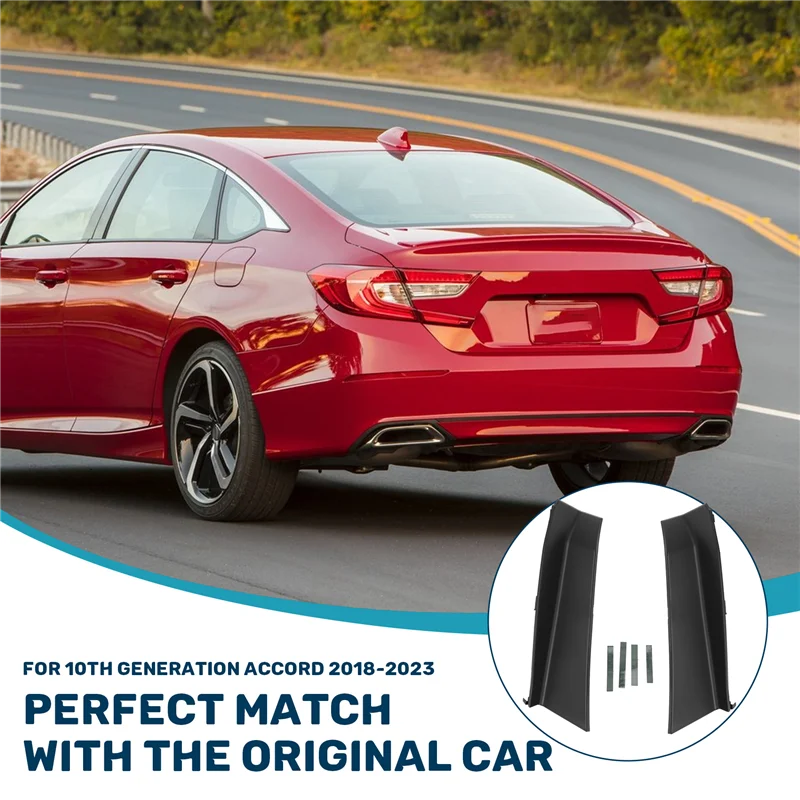 자동차 테일 라이트 트림 플레이트 33503-TVA-H11 33553-TVA-H11 Honda Accord 2018-2023 후면 테일 램프 장식 커버