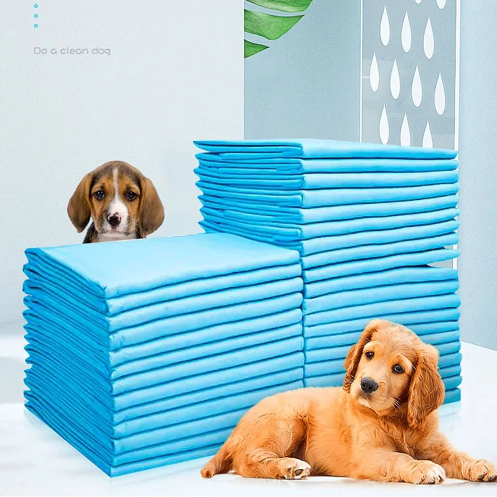 Pet Training Pad for Small Dogs Super Absorbent Puppy Dog Diaper Disposable Leak-proof Pee Pads Nappy Mat with Quick-dry Surface dog diapers