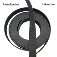 Flat Belts For Fitness Equipment Steel Wire Core Sturdy Transmission Belt Power Machine Elevator Belting Thickness 2mm,W 20~40mm 1