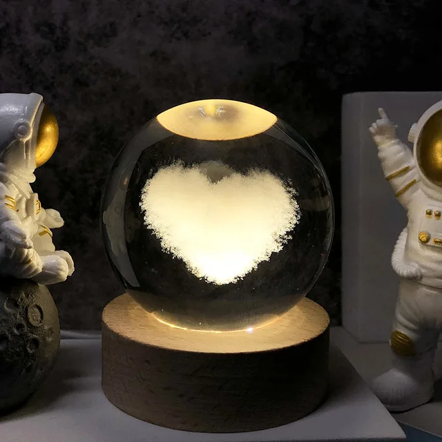 E2 Napenergia -Rendszer Globe Galaxy K9 Crystal Ball 3D Csillagászat Bolygók Labda Otthoni Dekoráció Terem Kozmikus Modell Születésnapi Gyerekek Ajándékok - Image 6