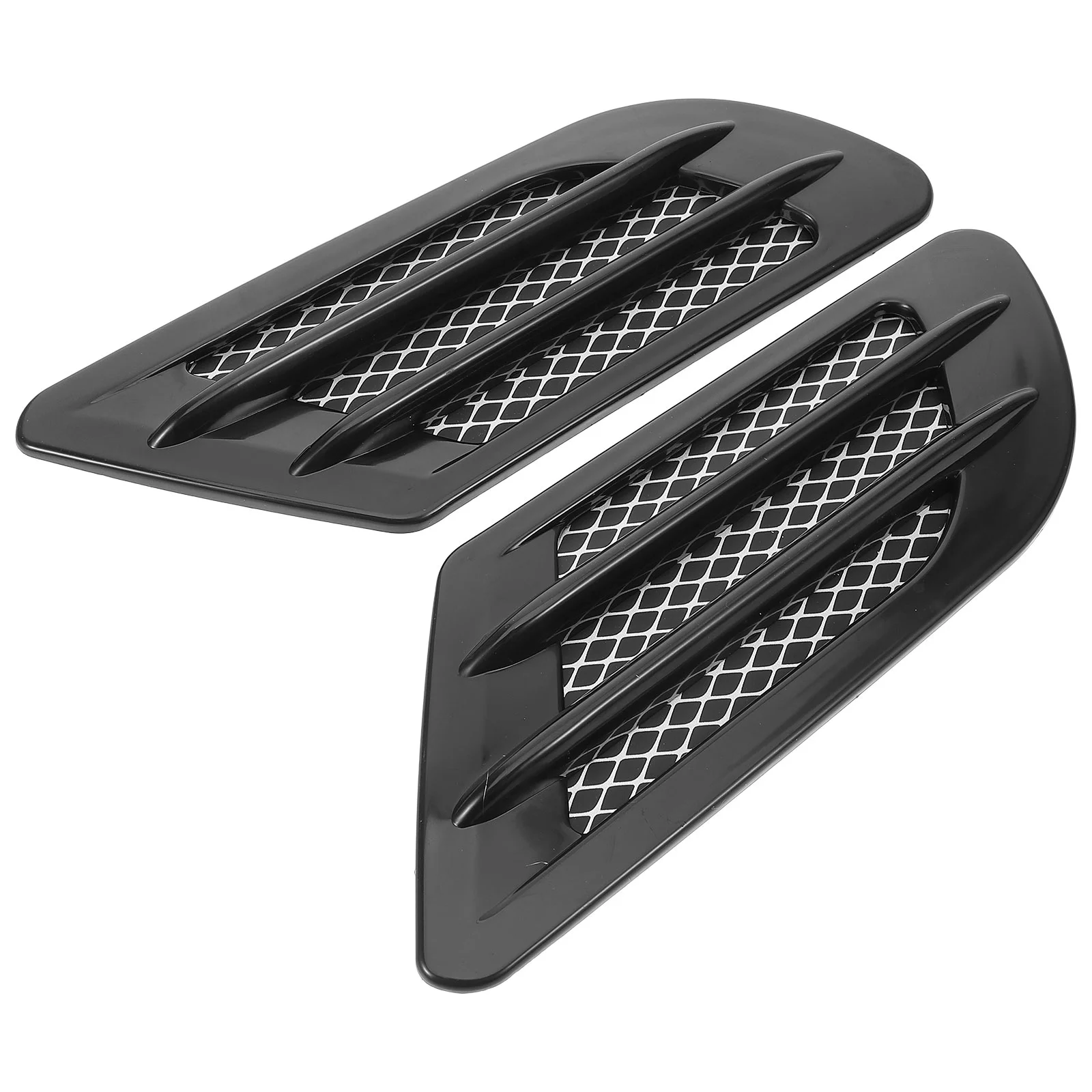 후드 벤트 트림 자동차 스티커 액세서리, 에어 벤트 샤크 아가미 개조 용품 장식