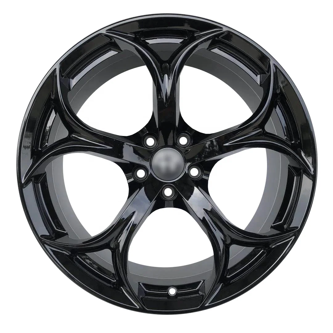 

High Performance 5 Holes Black 17 18 19 20 21 22 23 24 Inch silver chrome Chrome Forged aluminum car alloy wheel rims