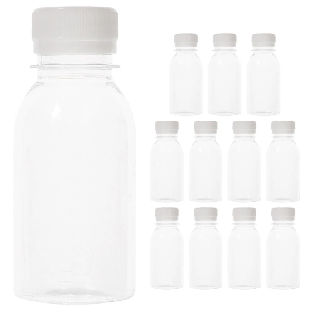 

Bottles Bottle Water Clear Container Juice Milk Fridge Portable Drink Mini Empty Beverage Caps Refrigerator Containers Bulk