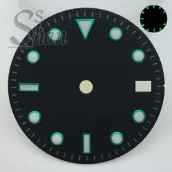 Black Dial with Multicolor Index Sides and Green Luminous Feature - 29MM (2)