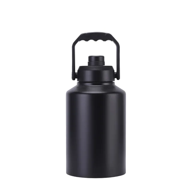 2L rostfritt stål is termosmugg ishink isolerad stor kapacitet termosflaska bil te resa utomhusmuggar_voghion.com