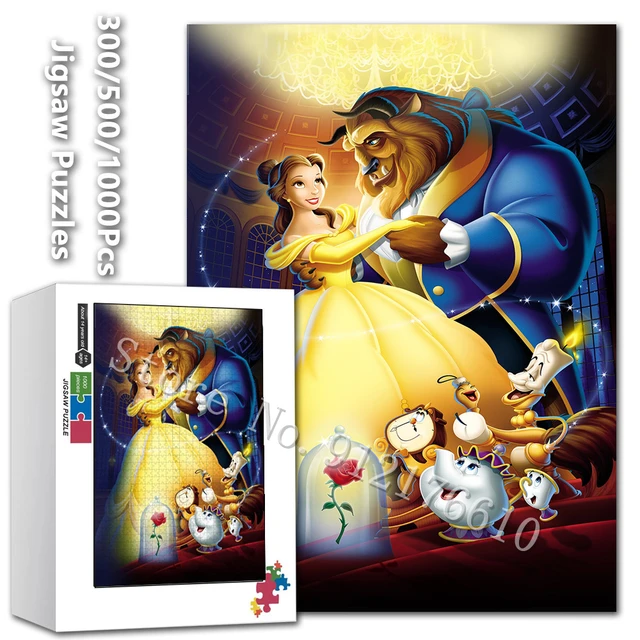 Beauty and The Beast Paper Puzzle Disney Princess Belle Jigsaw Puzzles for  Adult Education Intellectual Decompression