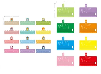Distanziatori per dita per bambini fogli di aiuto per la lettura distanziatori per la scrittura delle dita pratico strumento per la scrittura a mano per l'ufficio scolastico 1
