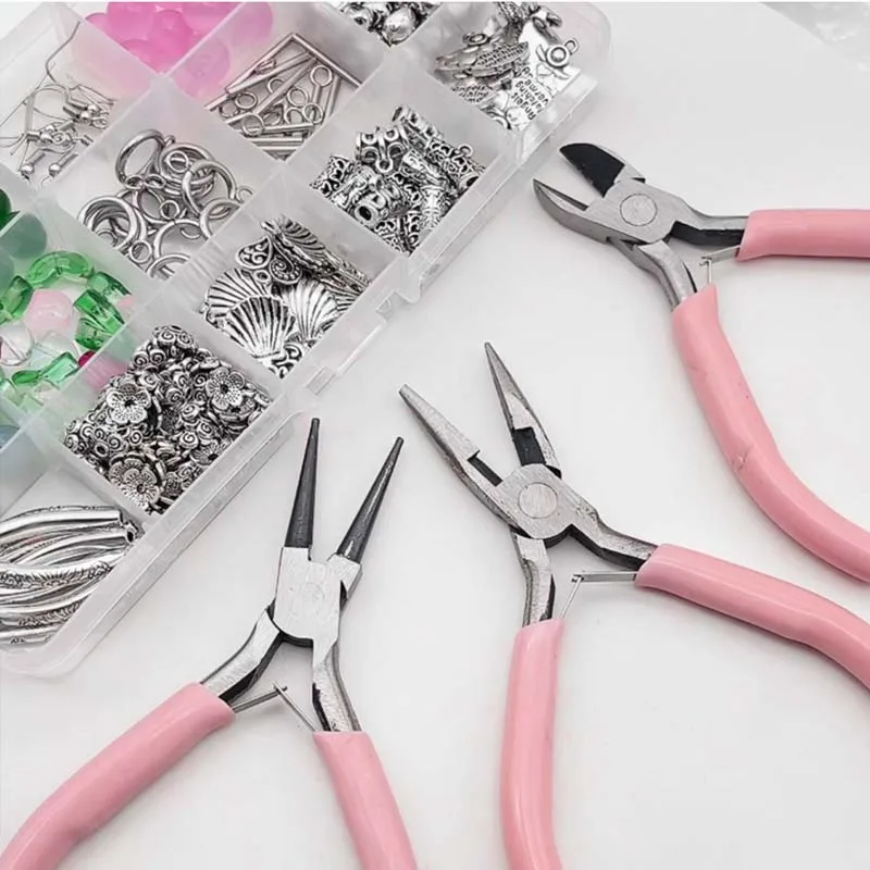 Small Pliers Jewelry Repair Making Round Nose Needle Nose Pliers Cutting  Wire For Handcraft Beading DIY Jewelry Making - AliExpress