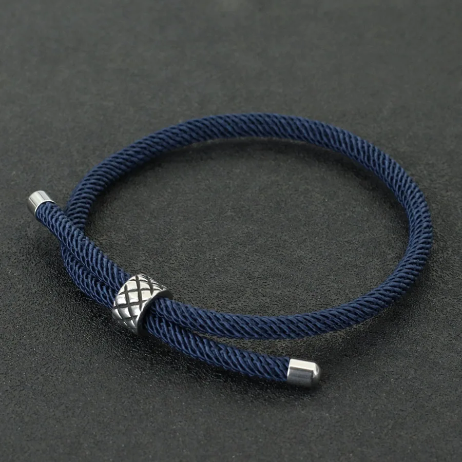 2025 7 ألوان جديدة أسلوب بسيط حبل سوار الرجال Unfa...