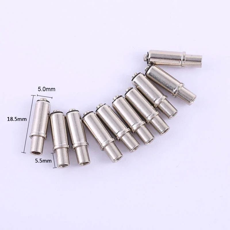 100PCS GP-2TS Short M3 Internal Tooth Spring Positioning Pin 5.0mm Elastic Positioning Pin Total Length 18.5mm