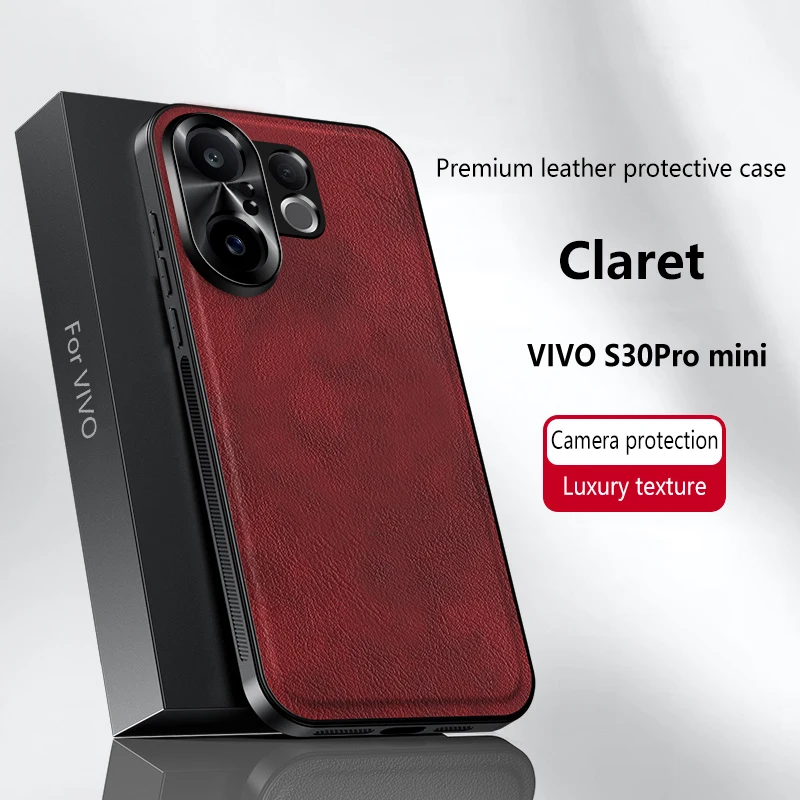 Magnetic Elegant Leather Wear-Resistant Non-Slip Phone Case with Full Lens Coverage