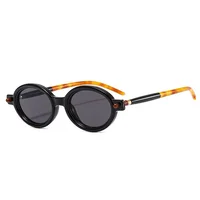 Gafas De Sol Hombre – lunettes De soleil rondes Vintage pour femmes, marque De luxe, UV400, pour hommes, haute qualité 2