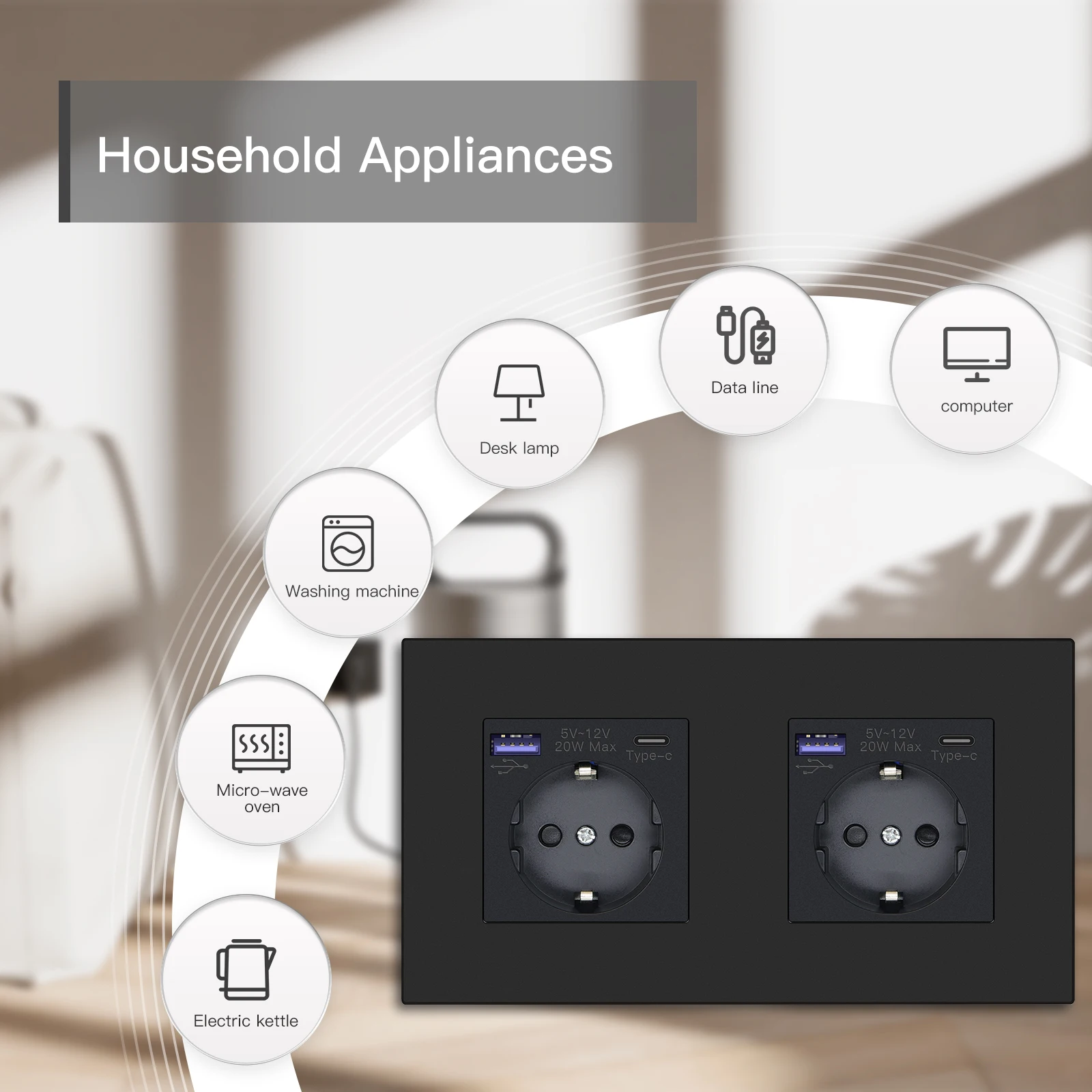 BSEED  CŸ USB ,   , Ʈ  USB , 20W  , EU ǥ öƽ 