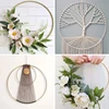 1 Piece Gold Crafts Metal Rings Wire Decoration For Diy Dream Catcher Wind Chimes Wreath Wrapping Technique Floral Art 30cm 2