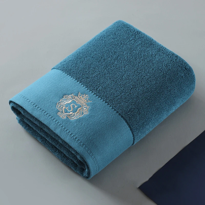 Letter S Towel Set Men Women Bathroom Terry Cloth Adults 100 Cotton 70*140 35*75cm