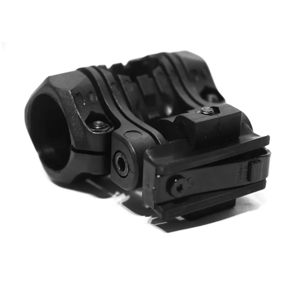 

Flashlight Holder Quick Release Clamp Clip Mount Outdoor Camping Tool Helmet Accessory Cycling Headlight Mounts Bracket Black