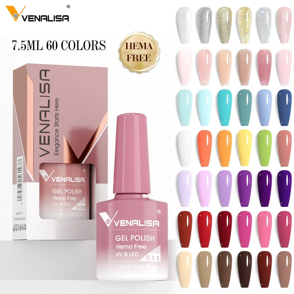 Venalisa Jelly Pink Nude Gel Polish Collection