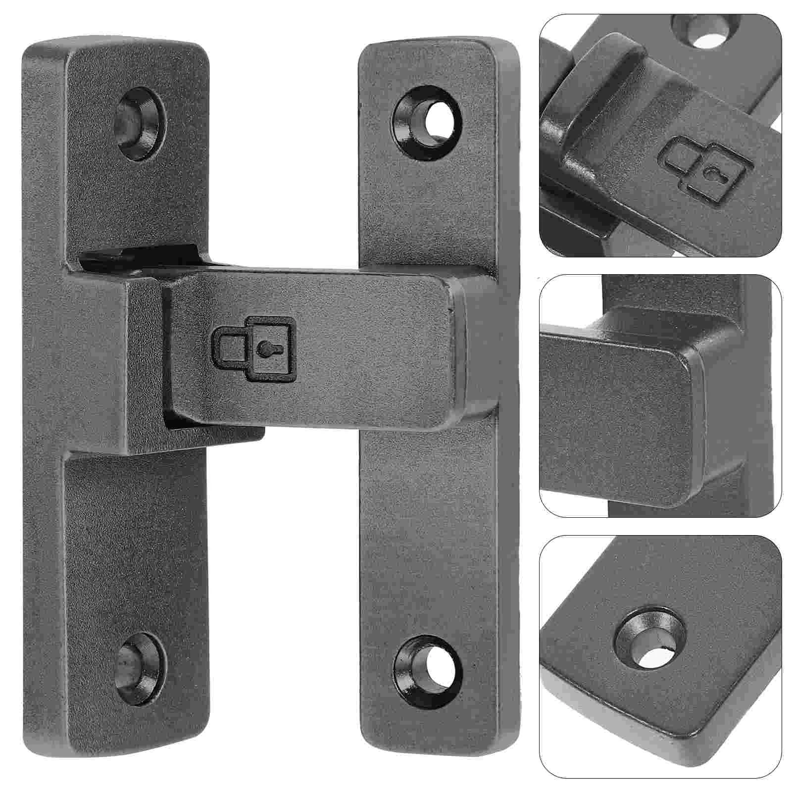 

Flip Latch Barn Door Locks Pocket Heavy Duty Latches and Catches Zinc Alloy Clasp for Sliding
