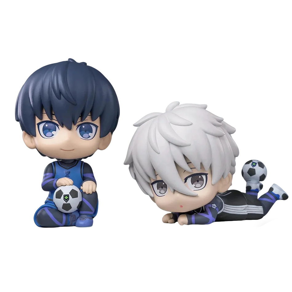 Blue Lock Anime Action Figures - Isagi Yoichi & Nagi Seishiro Q Version PVC Collectible Figurines