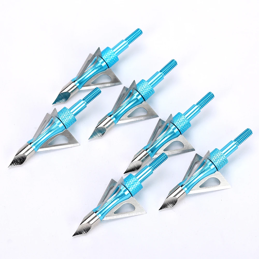 Broadheads 6/12 pcs 100 Grain for Archery Hunting archery arrowhead