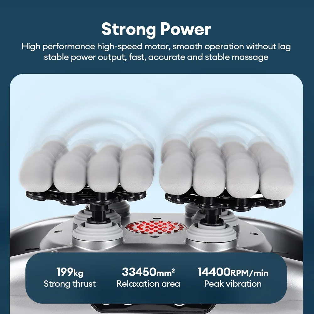 48-Heads Fascia Gun High-Frequency Vibration Body Massage Gun Back Waist Massager Neck Shoulder Massager Muscle masajeador