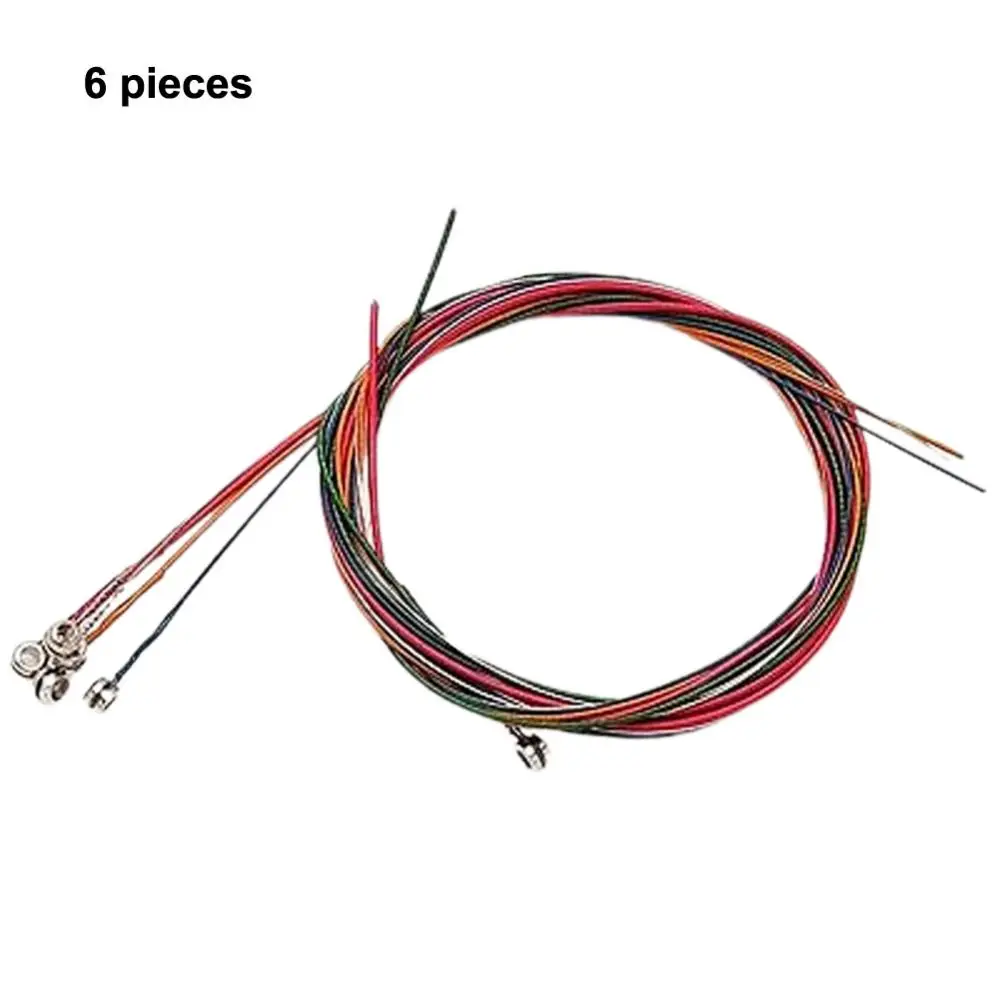 6pcs Acoustic Guitar Strings For Folk Guitar