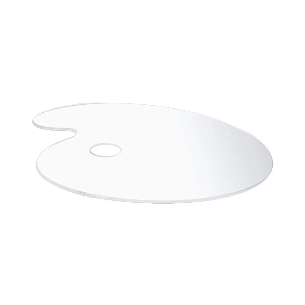

Watercolor Clear Pigment Mixing Tray Oil with Thumb Hole for Watercolor