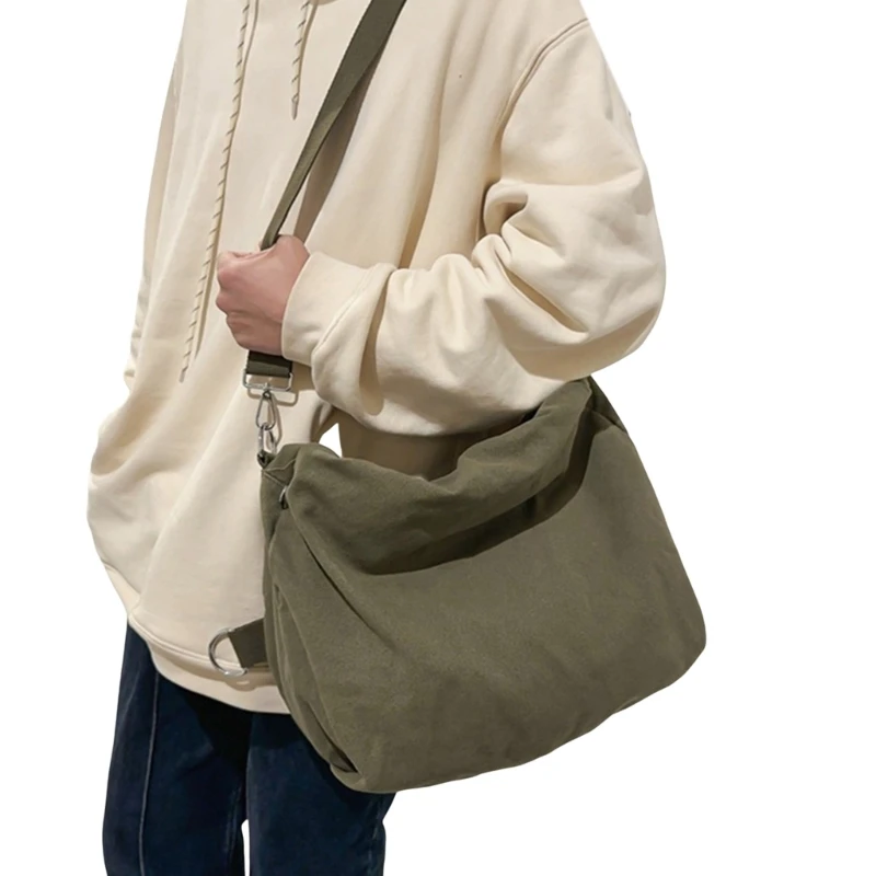 Practical Canvas School Bag Large Capacity Backpacks Laptop Backpack Rucksacks Casual Daypacks for Outoor Work and Travel