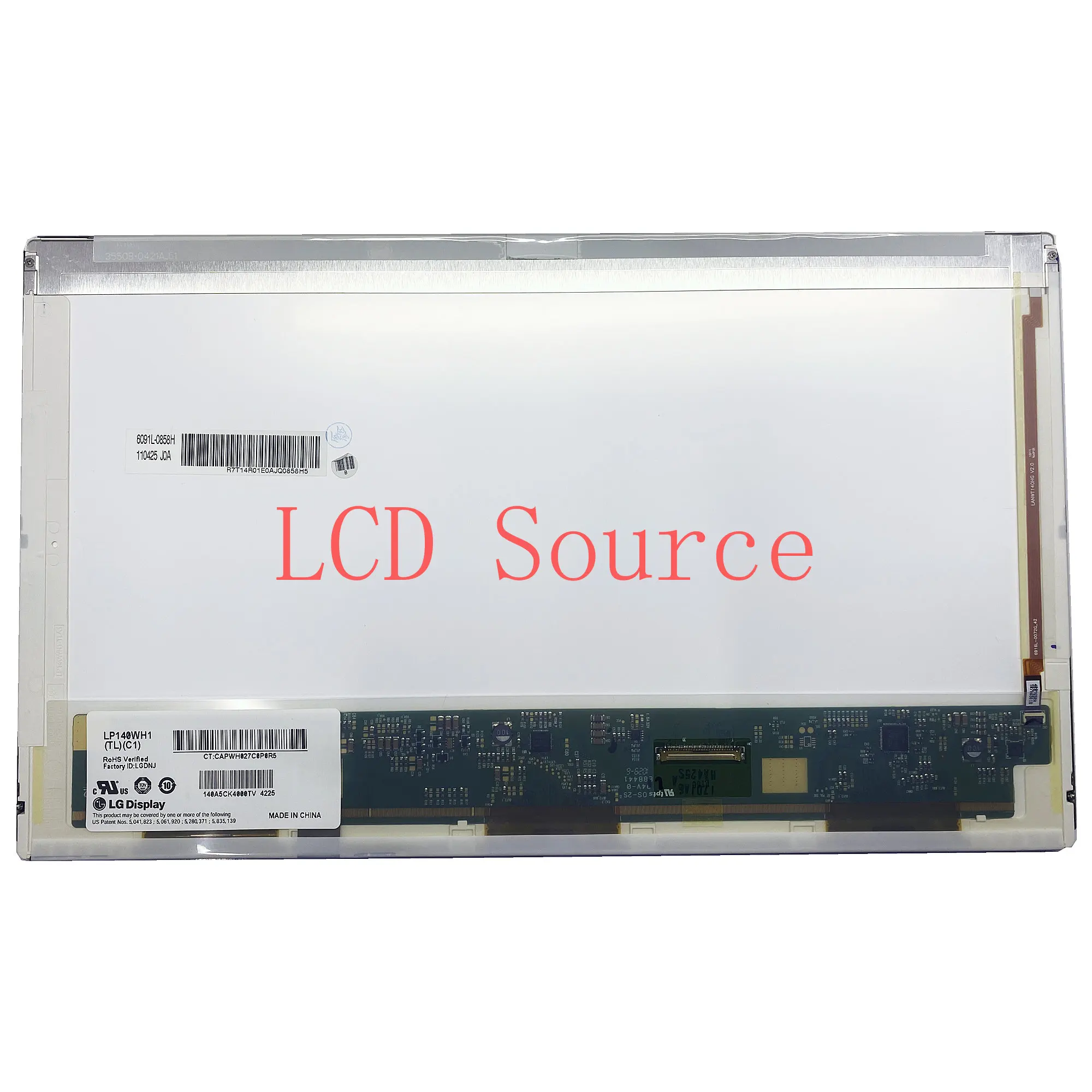 LP140WH1 TLC1 ´ N140BGE-L23 LTN140AT02 LP140WH4 TLN1 HB140WX1-100/200 N140B6-L08 LTN140AT26 B140XW01 V.8 40 