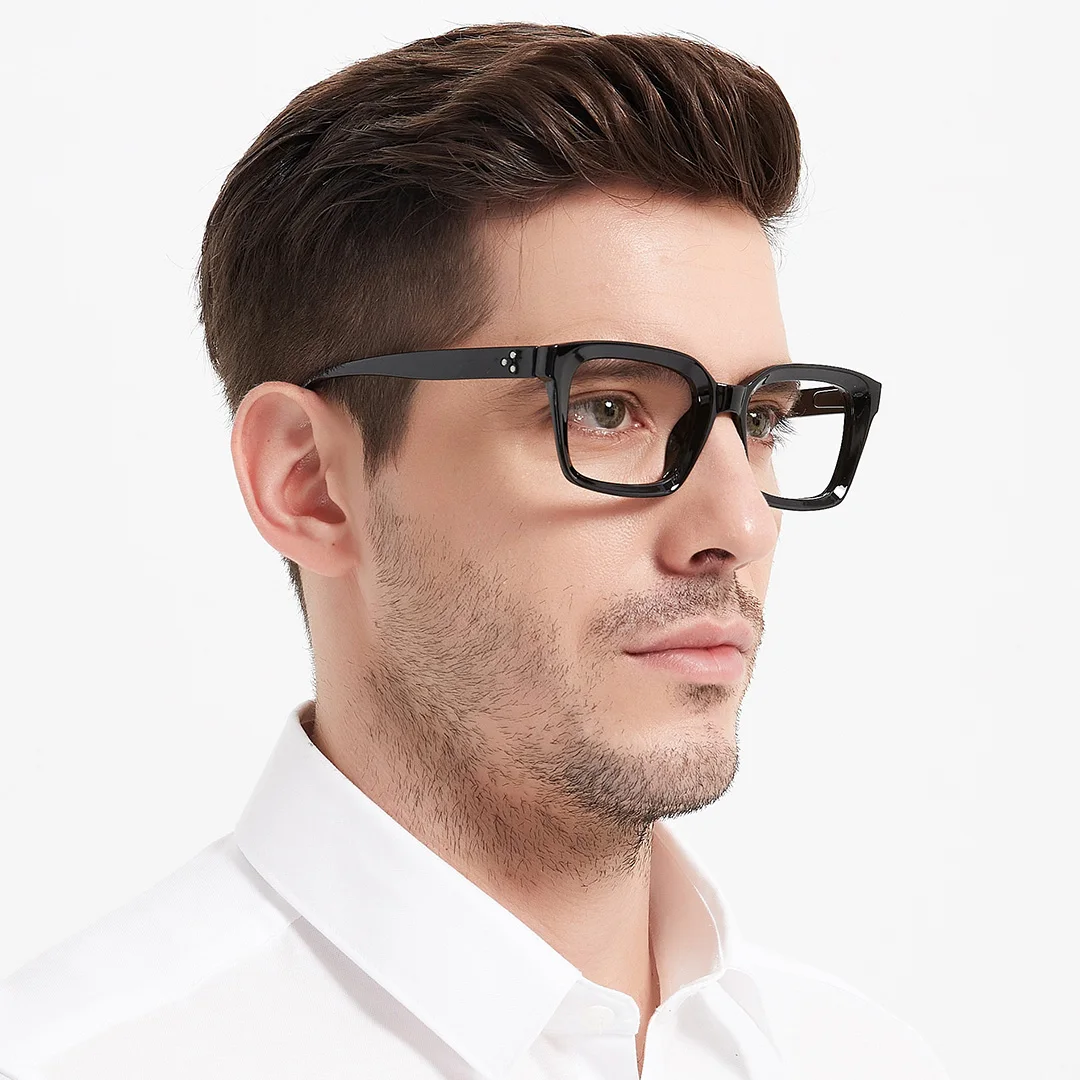 Occhiali Da Lettura Vintage Mezzaluna - Lente Chiara 1.0 1.5 2.0 2.5 3.0 3.5, Montatura Metallo Con Cerniere A Molla - Foto 5