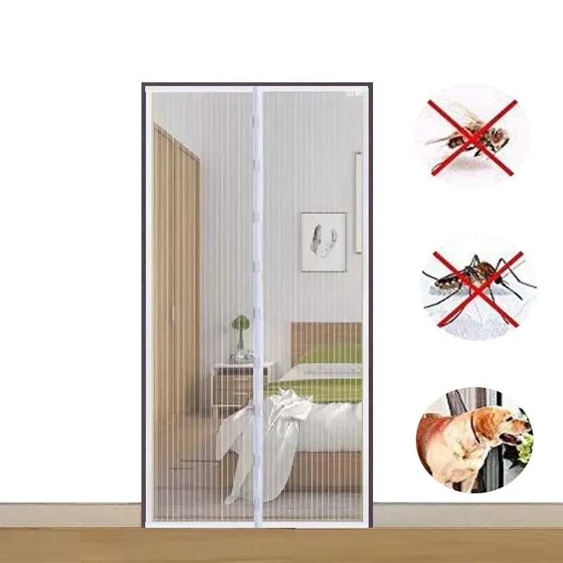 Magnetic Mosquito Net Door Window Curtains Ecoflow Penetration Insect Screen Automatic Closing Flipper Zero Blinds Curtain Home