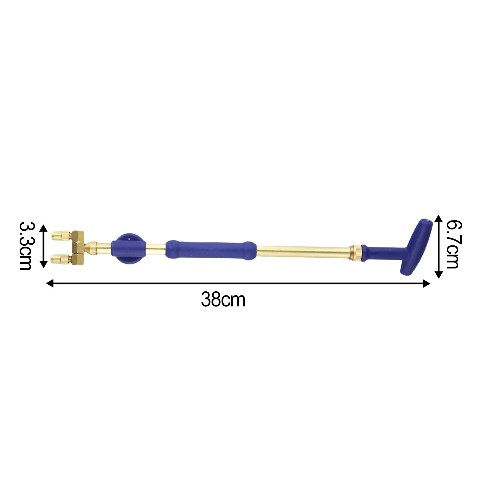 Adjustable Pull Rod Nozzle Single/Double Water Bottle Interface Brass Sprayer Agriculture Tools Nozzle Garden Watering Tool