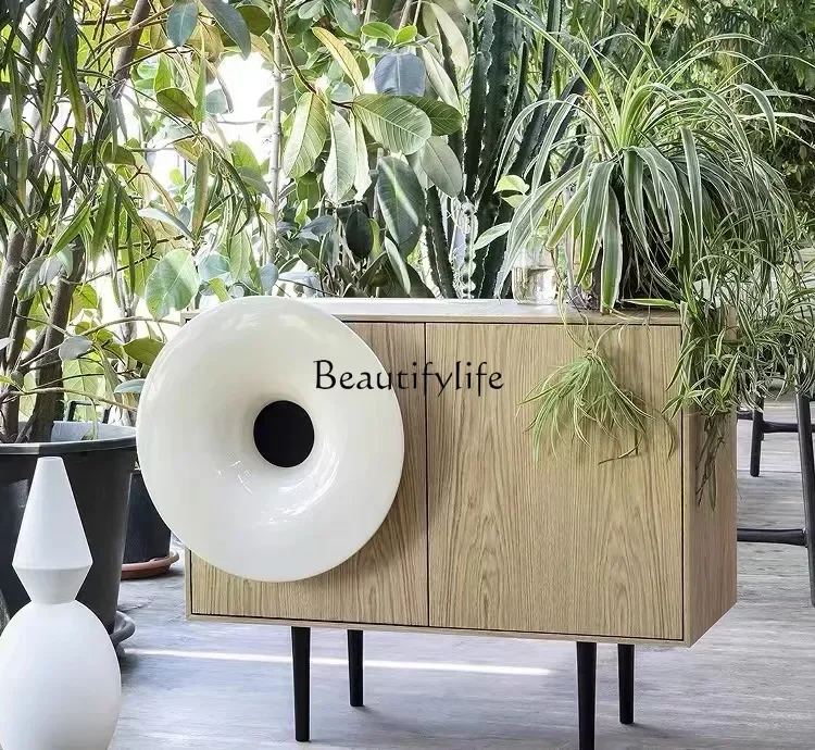 

Fashion Cabinet Foyer Creative Personality Tea Cabinet Modern Entrance Cabinet