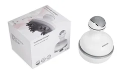Electric Cordless Hair Scalp Massager for Hair Growth & Stress Relief (White)