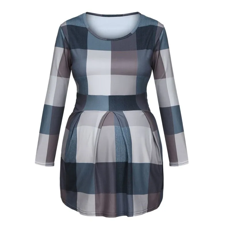 Рисунок 6 - Свободная блузка для беременных с длинным рукавом